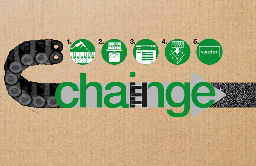 igus pone en marcha su primer programa de reciclaje de cadenas portacables a nivel mundial